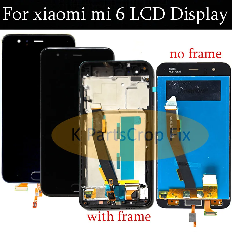 

Xiaomi Mi 6 LCD Display+Touch Screen Digitizer Assembly 1920x1080 FHD For 5.15" Xiaomi Mi6 LCD Replacement Parts xiaomi 6 lcd