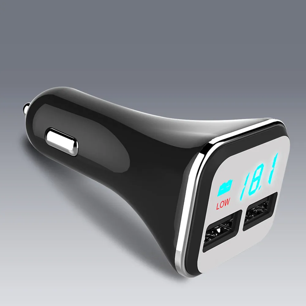 Автомобиль 12 В 2.1A 2 USB порты и разъёмы мощность разъем gps мобильного телефона зарядное устройство для SUZUKI 5,2