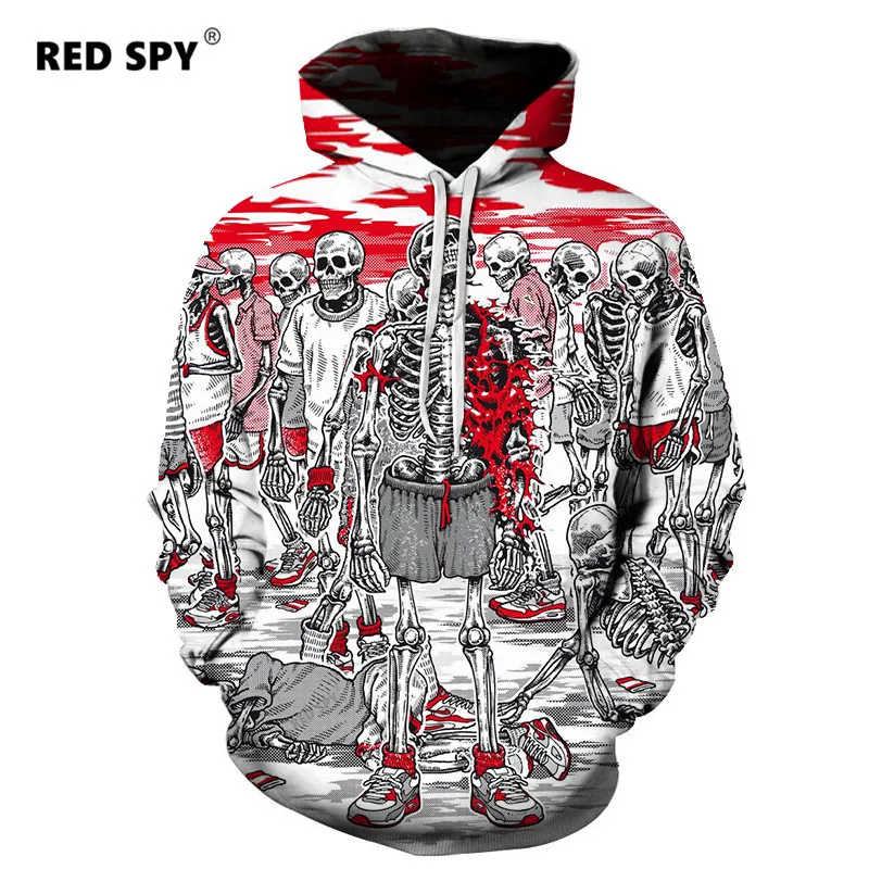 sick skeleton hoodie