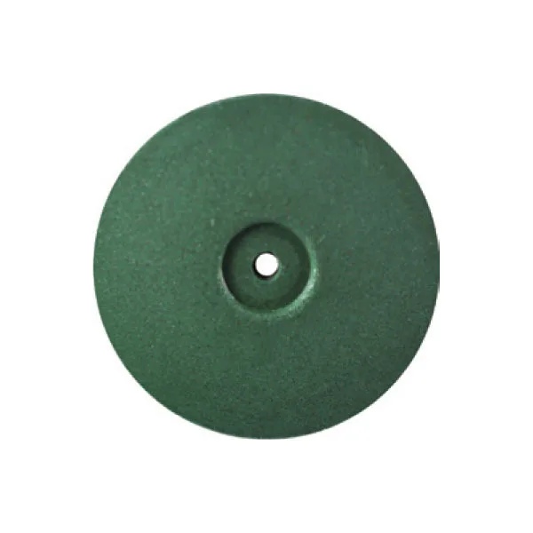 Silicone Rubber Wheel for dental lab Porcelain ,Metal,Resin,New Green Color,22x3mmdental rubber