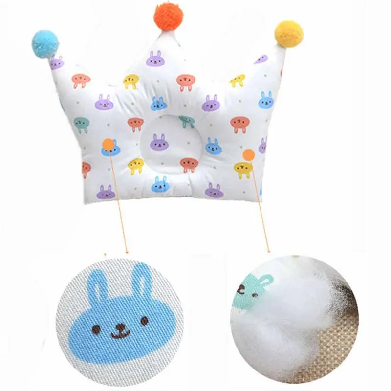 Beli Kartun Bayi Bantal Kapas Bayi Bayi Kepala Membentuk Keperawatan Bantal Perlindungan dari Kepala Datar Bernapas Bantal