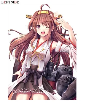 

LEFT SIDE Funny 3D Car Stickers HD Inkjet Japanese Anime Car Styling Cartoon DIY Waterproof Body Decals Door Decoration Stickers