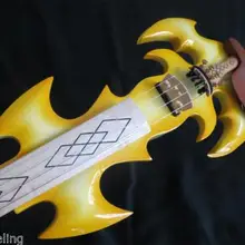 Лучшая модель необычная песня бренд Crazy-1 искусство обтекаемый желтый 4/4 электрическая скрипка