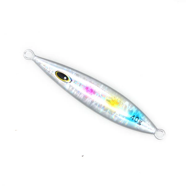 FUNADAIKO медленный джиг isca искусственные металлические джиг светящиеся приманки медленный джиг приманка для рыбалки МИКРО ДЖИГ 10 г 20 г 30 г 40 г - Цвет: colorful laser