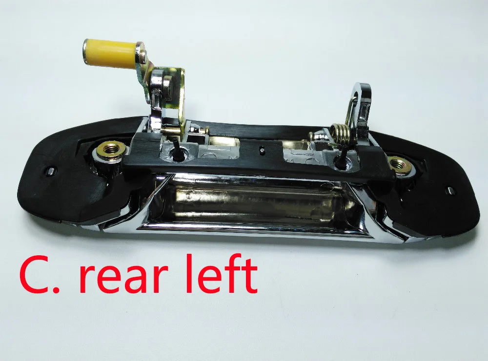 Набор хромированных дверных ручек для Mitsubishi Montero Pajero V46 V31 V32 V33 6470 6473 2030 4 шт.|door