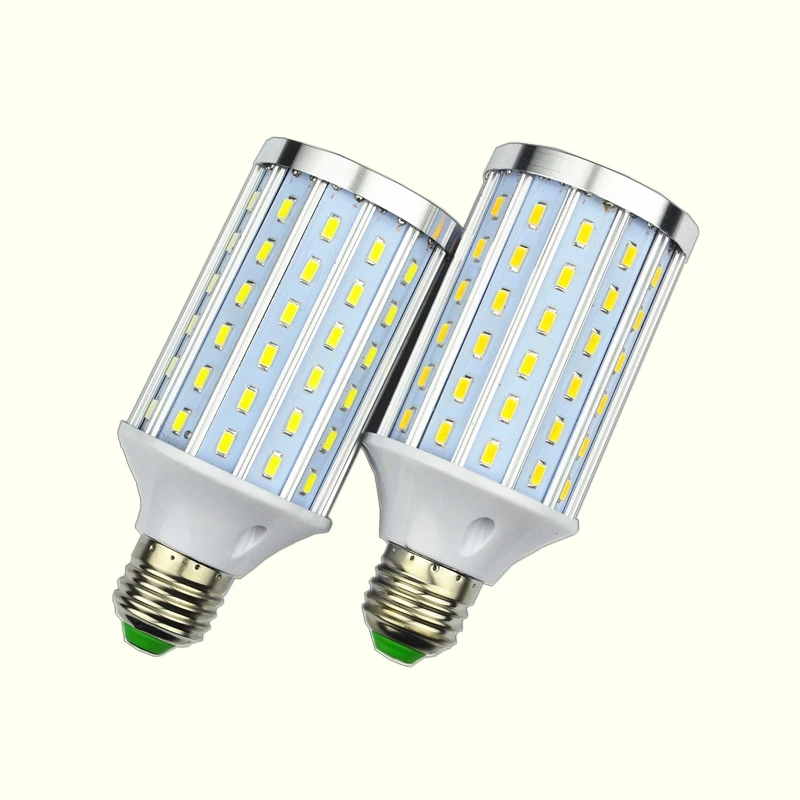 

30X E27 LED 90LEDS 5730 SMD real 20W Aluminum Corn Light B22 Lamp E26 Bulb AC 85-265V Bombillas E14 LED ampoule Factory lighting