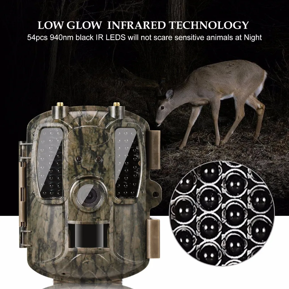 Newest GPS Hunting Camera Digital Video Camera Photo-Traps 4G FDD-LTE Hunting Trail Camera Trap Wild Camera Hunter Foto Chasse