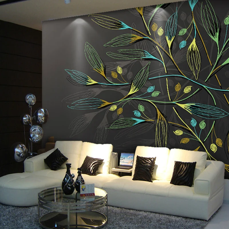 Wholesale European style Tree murals 3D wall photo murals for livinging