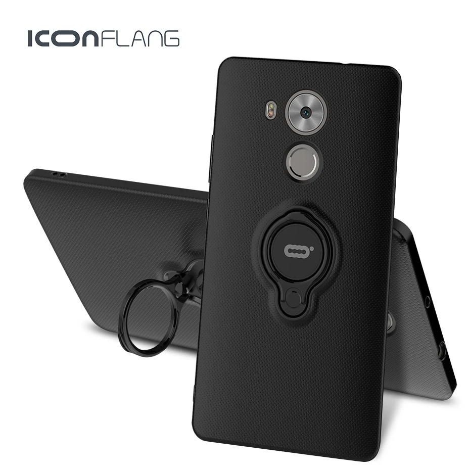 

Mate 8 360 Degree Full Cover Phone Cases For Huawei Mate 8 Hard PC With Magnetic Ring Kickstand Protective Back Cover Coque