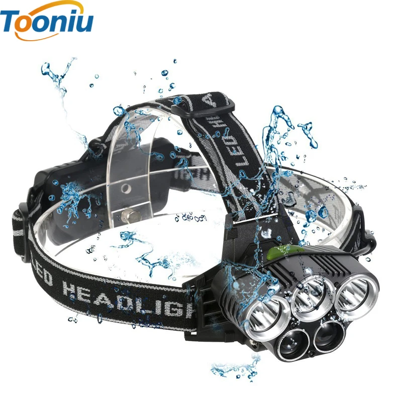 5 CREE led headlamp XM-L T6 Q5 headlight 15000 lumens led head lamp camp hike emergency light fishing outdoor equipment 5 CREE led headlamp XM-L T6 Q5 headlight 15000 lumens led head lamp camp hike emergency light fishing outdoor equipment