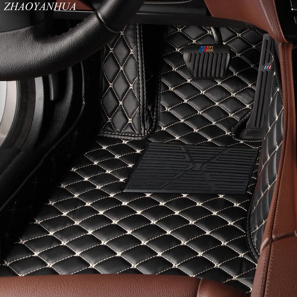 ZHAOYANHUA Car floor mats for Toyota Yaris 5D special all weather heavy