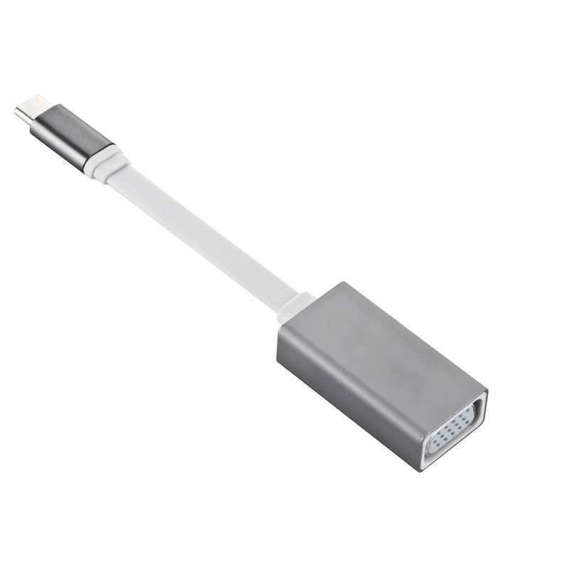 

USB Type C To VGA Adapter Dongle Dock Cable for New Macbook Pro Samsung S8 S9 Note8 Note 9 S8+ S9+ Plus