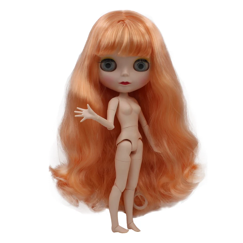 

Blyth Doll BJD, Neo Blyth Doll Nude Customized Frosted Face Dolls Can Changed Makeup and Dress DIY, 1/6 Ball Jointed Dolls SO21