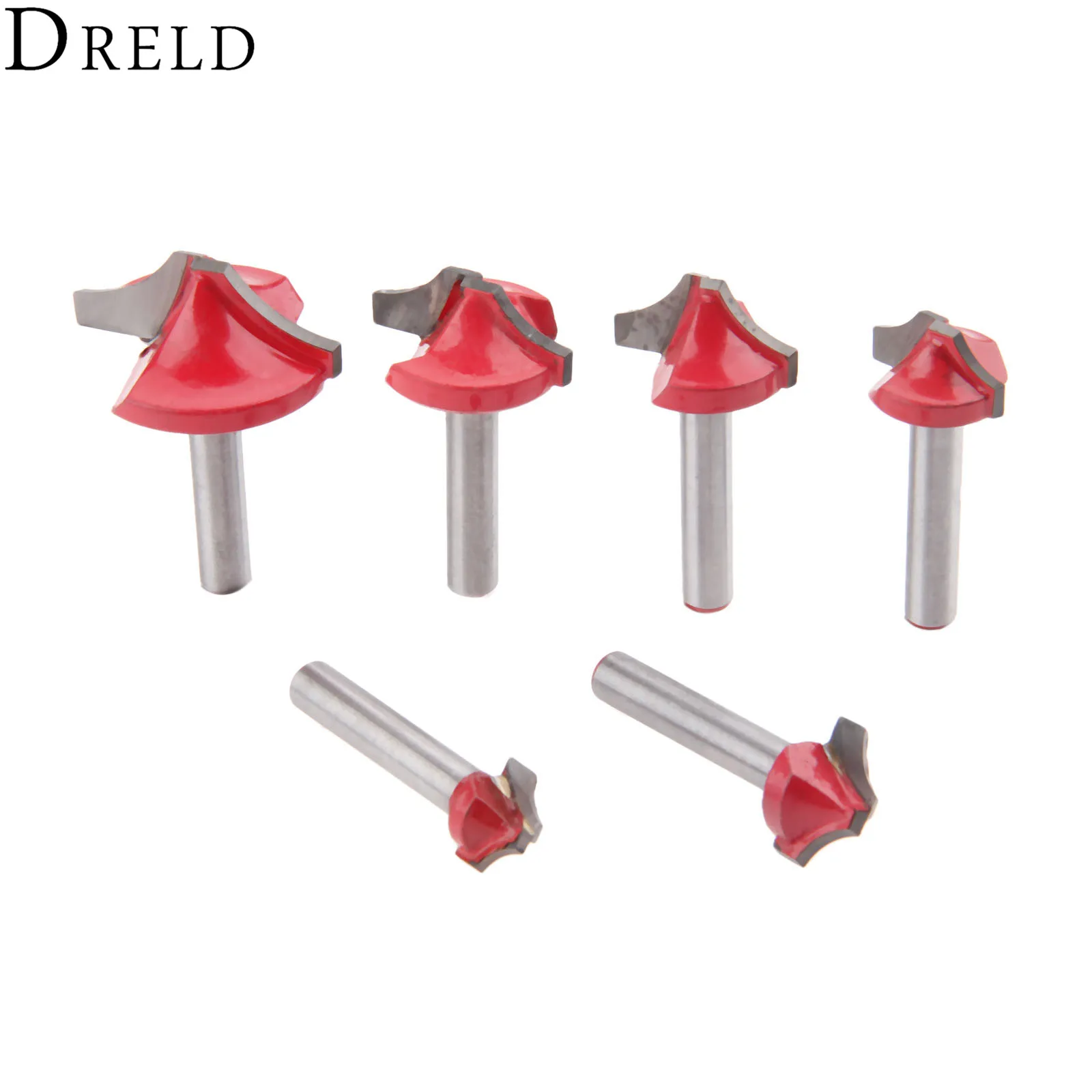 

DRELD 1pc 6mm Shank CNC Wood Cutter Router Bits For Woodworking Tool Engraving Cutting Wood Milling Cutter Carpentry Tools Fresa