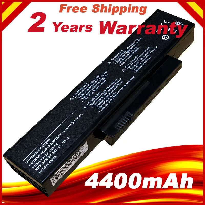 Ноутбук Батарея SMP-EFS-SS-22E-06 FOX-E25-SA-XXF-04 для FUJITSU ESPRIMO Mobile V5515 V5535 V5555 V6515