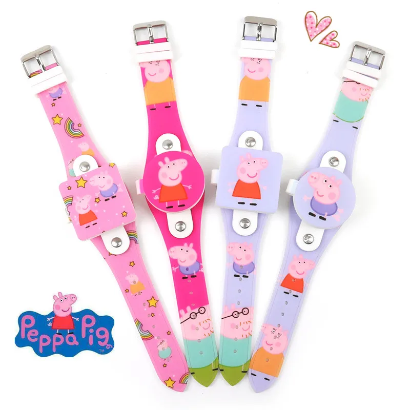 

Peppa Pig Little Child Watch Toy Student Mechanical Quartz Cartoon Male George Peggy Watch Toy Child Birthday Gift