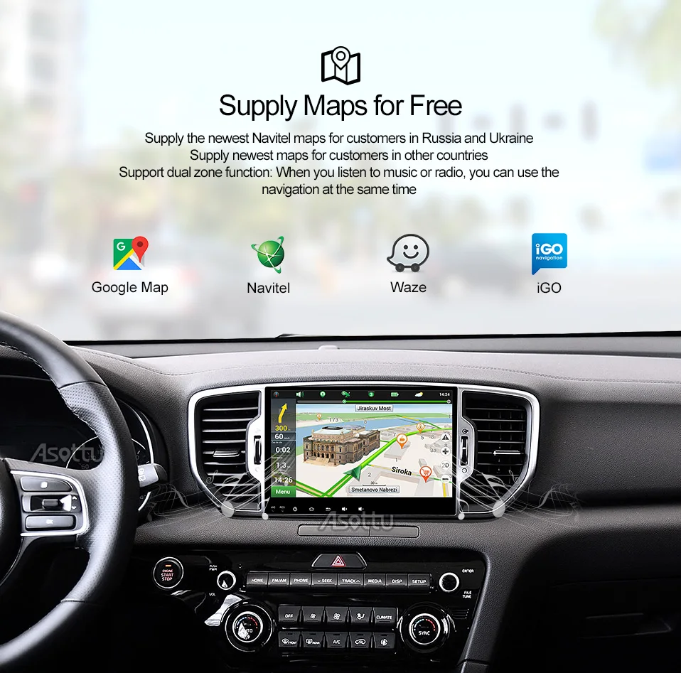 Top Asottu CKX59060 IPS android Octa Core car dvd player for KIA sportage 2016 2017 KX5 gps navigation 1 din car stereo head unit 14 Top Asottu CKX59060 IPS android Octa Core car dvd player for KIA sportage 2016 2017 KX5 gps navigation 1 din car stereo head unit 14