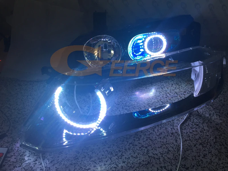 HONDA ODYSSEY JDM RB1 RB2 2003-2008 XENON HEADLIGHT RGB led angel eyes(1)