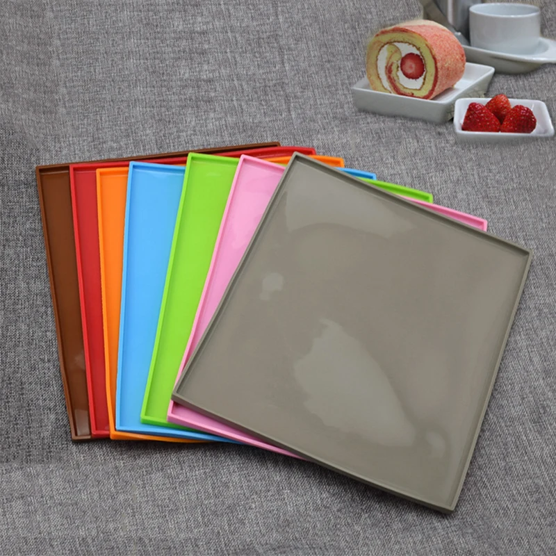 

1pc Non-stick Silicone Oven Mat Cake Roll Mat Baking Mat Functional Baking Macaron Cake Pad Swiss Roll Pad Bakeware Baking Tools