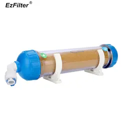 Прозрачный многоразовый смешанный слой DI Смола фильтр Встроенный De-Ionization RO аквариумная система с фитингами