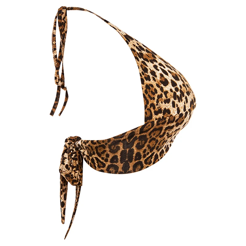 2018 Female Underwear Strapless Bandeau Top Leopard Print Short Fitness Off Shoulder Tube Top Ladies Chest Bra Crop Top Female