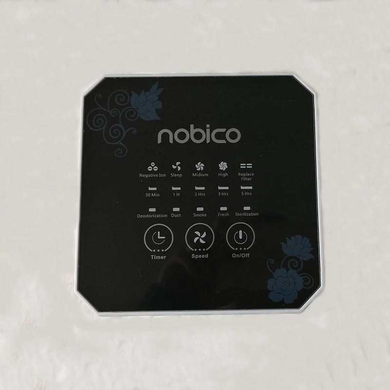 Генератор отрицательных ионов Nobico очиститель воздуха для дома с HEPA фильтром