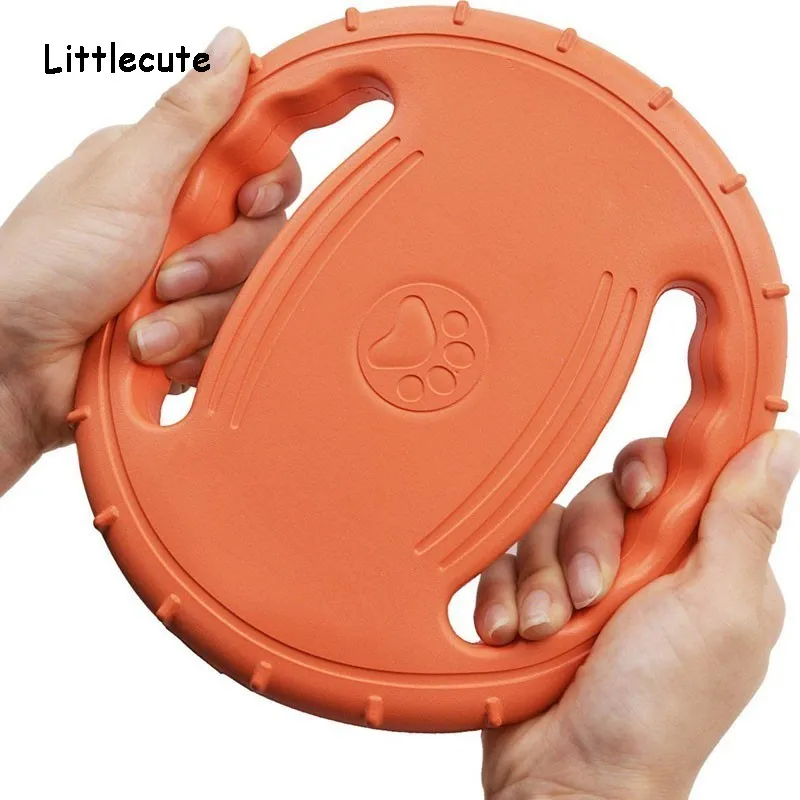 1 قطعة الكلب تحلق القرص التفاعلية المطاط الكلب لعب لينة العائمة الكلب الماسك لعبة للحيوانات الاليفة التدريب و مضغ