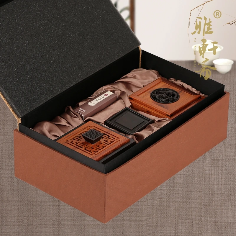 Zhai Langhammer fragrant incense disc TZ mahogany font b music b font font b box b