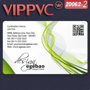 

a20062-2 PVC white plastic card