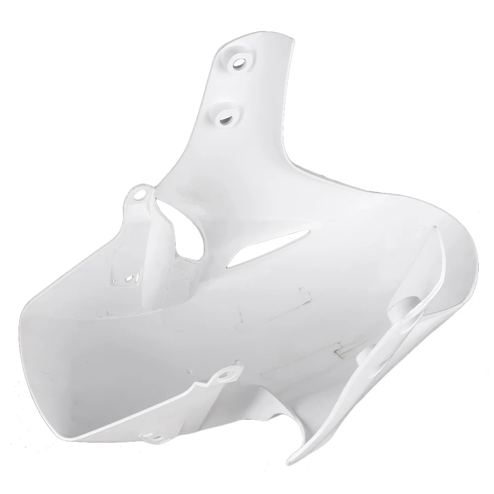 Unpainted White Front Wheel Fender Mudguard Splash Extension Extender Fairing Cover For Honda CBR 1000RR 04-05 & VFR 1200 11-13