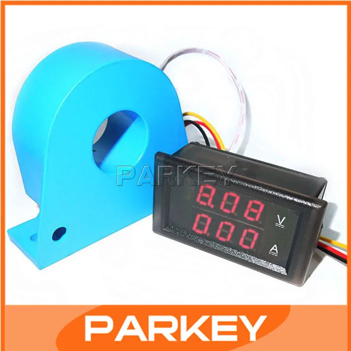 

Industry Voltage Current Measure Meter 100V 200A Perforated typ Voltage Current Double Measure Panel Meter #200960