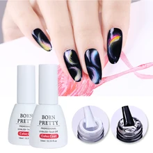 

BORN PRETTY Blooming Nail Gel Polish 10ml White Clear Blossom Soak Off UV Gel Manicure Nail Art Varnishes