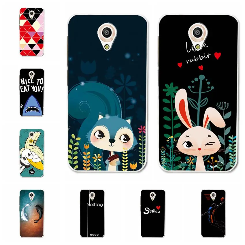 

Coque Vodafone Smart Prime 7 VFD600 Case Bunny Animal Soft TPU Back Cover Vodafone VF600 E Smart Prime7 Fundas Phone Shell Capa