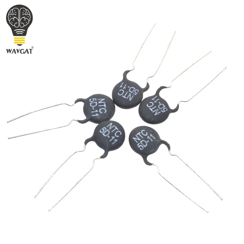 

100pcs NTC Thermistor Resistor NTC 5D-11 5D11 Thermal Resistor