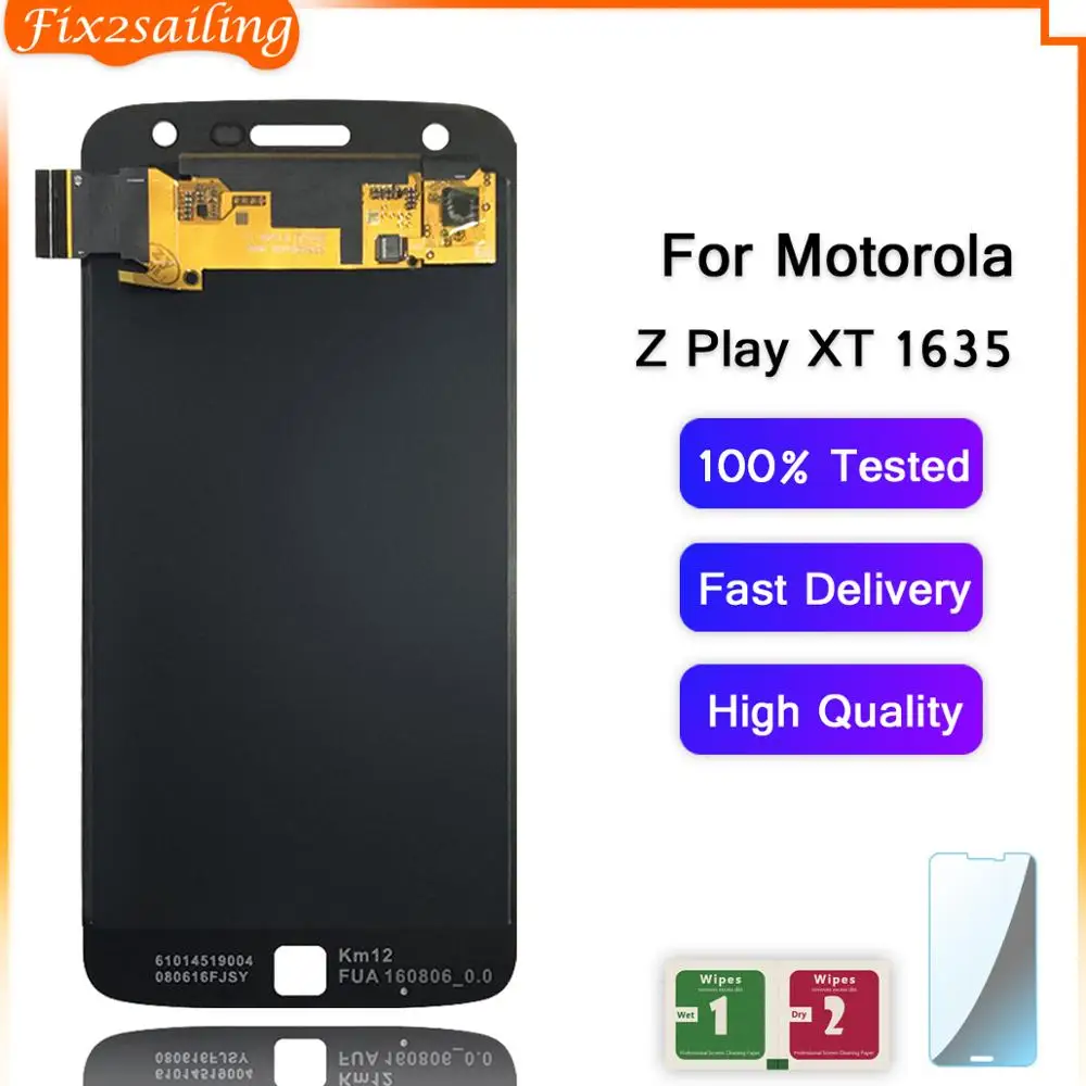 ЖК-дисплей для Motorola Moto Z Play Droid XT1635-01 XT1635-02 дисплей ЖК-экран сенсорный дигитайзер