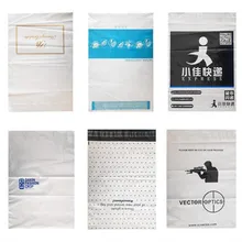 [Wanben] 50 шт./партия Заказная печать Экспресс-пакет Водонепроницаемая пластиковая сумка для упаковки одежды транспортная упаковка