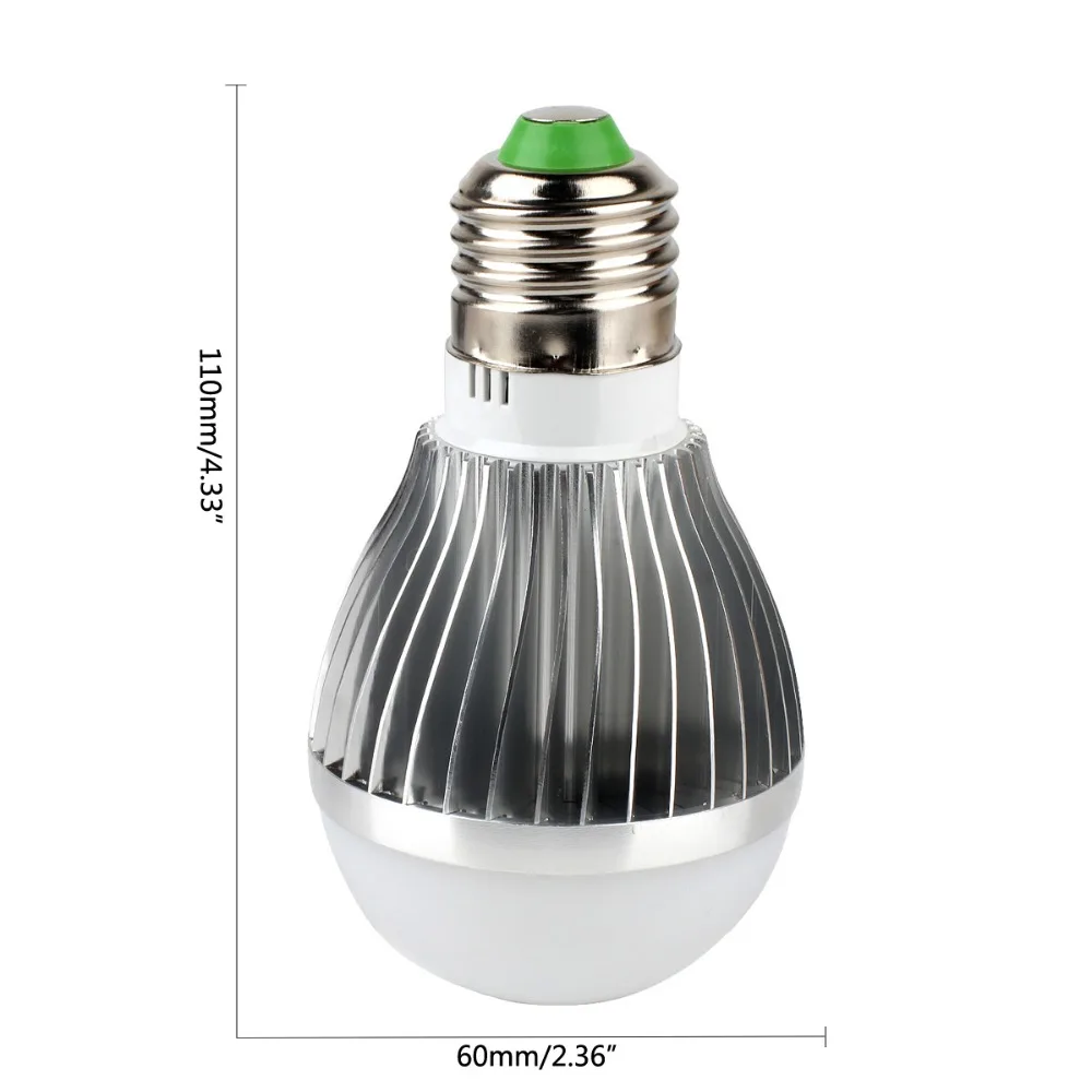 Светодиодный светильник для выращивания, лампа E27 5 Вт, алюминиевый завод, гидропонный Точечный светильник, внутреннее освещение, AC 85-264 в, садовая теплица, лампа для рассады