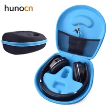 Original EVA Big Headphone Box Case for 50-cent big headband headphone Double Zipper Travel Anti-knock Carry Bags