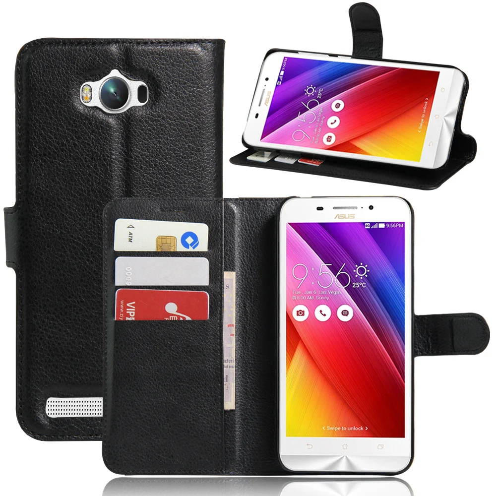 

Hot Selling Asus Zenfone Max ZC550KL Case Wallet Style PU Leather Case for Asus Zenfone Max ZC550KL with Card Holder