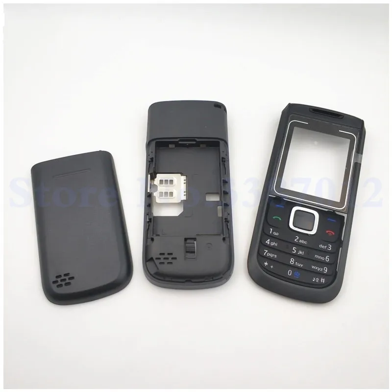 10 шт/партия для Nokia 1681 корпус крышка дверная рама+ задняя крышка батареи+ клавиатура+ логотип