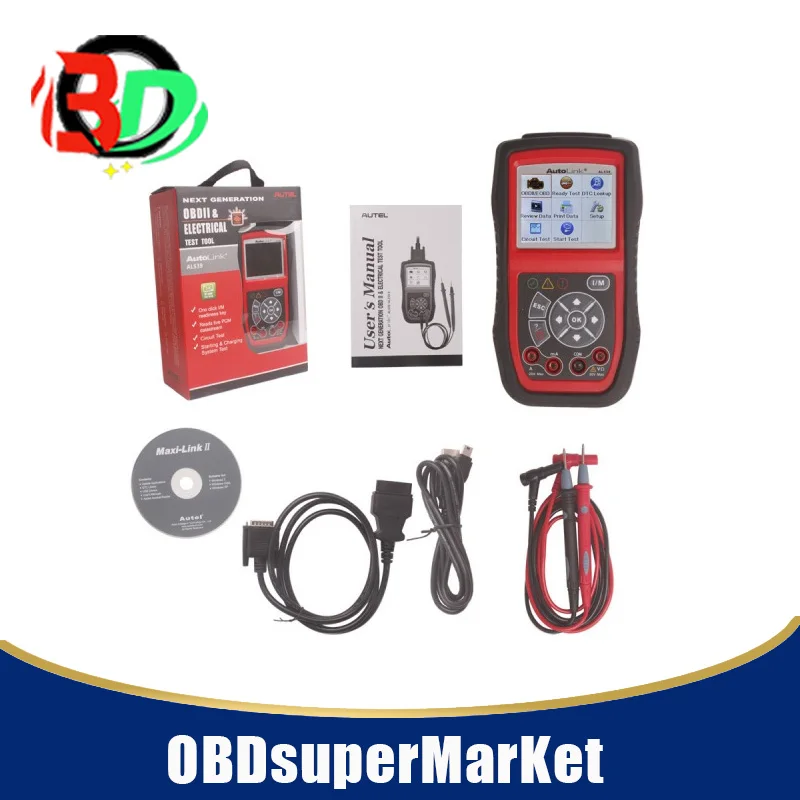 Новое поступление оригинальный Autel Auto Link AL539 OBDII/CAN сканирующий инструмент