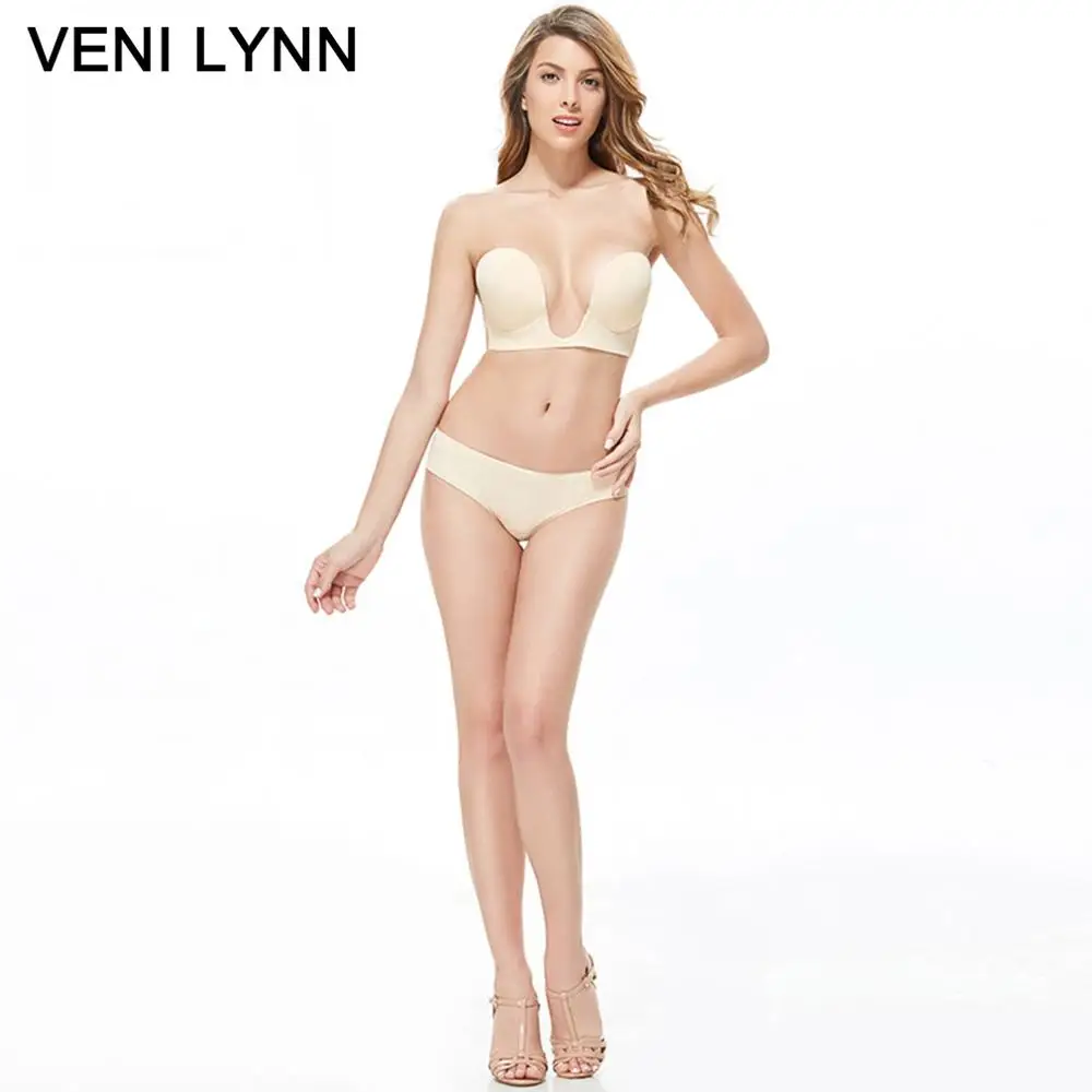 VENI LYNN сексуальные u образные атласные силиконовые гелевые женские глубокие