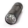 Bimoo Petit 9leds Mouche UV Lampe À Polymériser Mouches De Pêche Rasin UV Lampe Torche Mini Taille Construction En Aluminium ► Photo 3/6