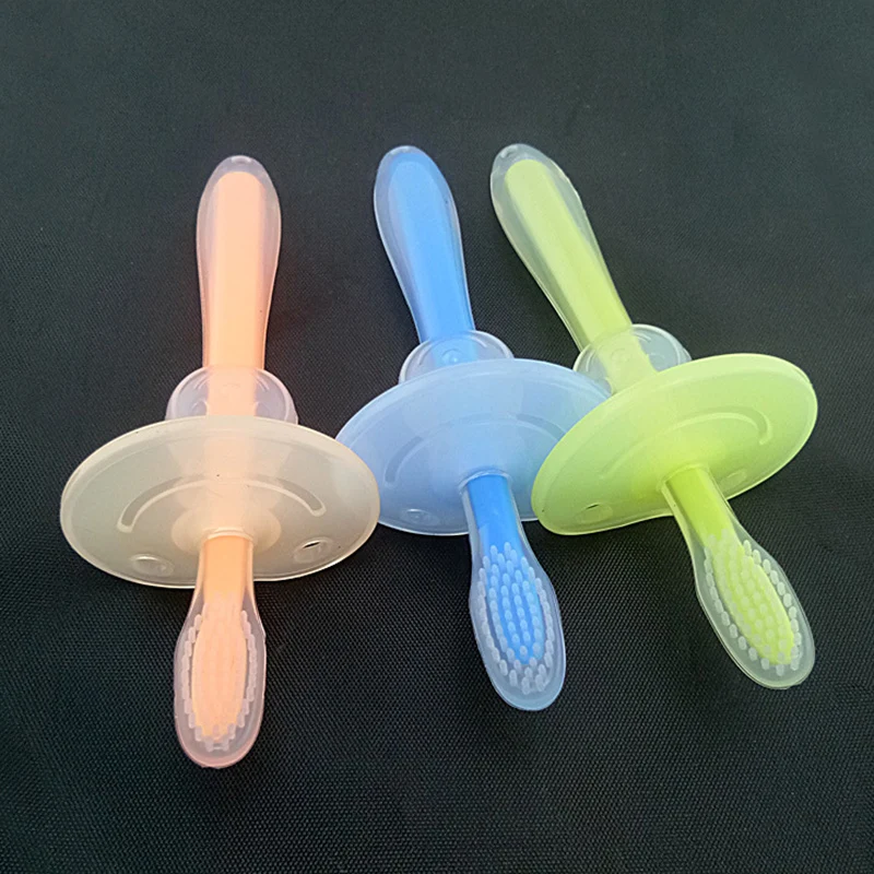 1PC Kids Soft Silicone Training Toothbrush Baby Children Dental Oral Care Tooth Brush Tool Baby kid tooth brush baby items