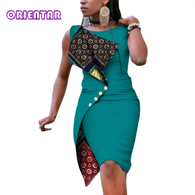 Nova moda vestidos africanos para as mulheres