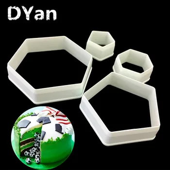 

Sugarcraft Footbal Plastic Fondant Cutter Cake Mold Fondant Mold Fondant Cake Decorating Tools Sugarcraft BakewareA1390