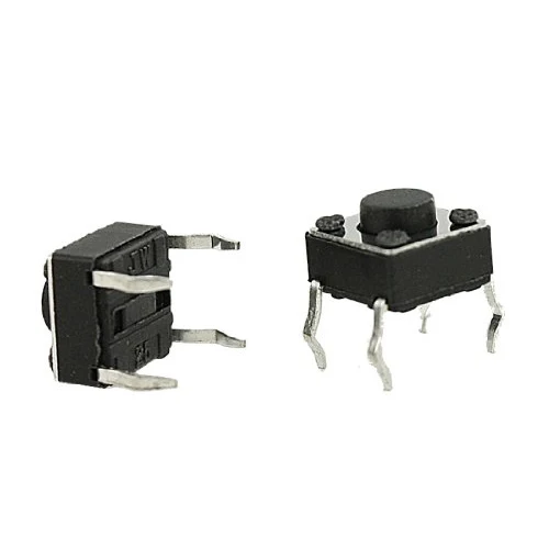 

FSLH 100 Pcs 6 x 6mm x 4.3mm Panel PCB Momentary Tactile Button Switch