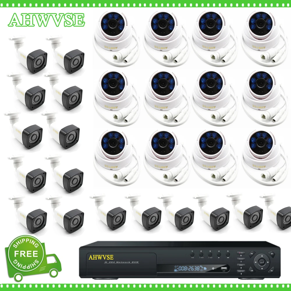Система видеонаблюдения AHWVSE 32 канала 2 МП 1080P|kit kits|kit 1080pkit ip |