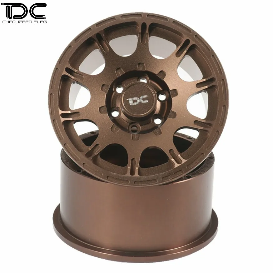 2 шт. DC 1:10 RC 2/1 9 дюйма на станке Beadlock гусеничный Алюминий колеса (Roost II версия) DCA-9022 |