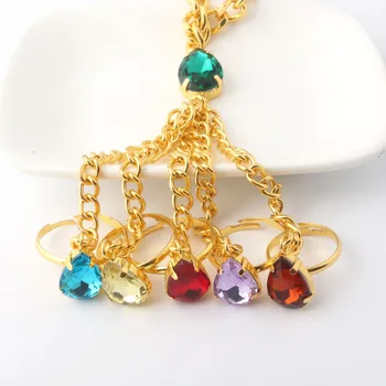 

20Pcs/lot Avengers 3 Infinite War Thanos Bracelet Infinity Gauntlet Stone With Crystal For Women Jewelry Accessories